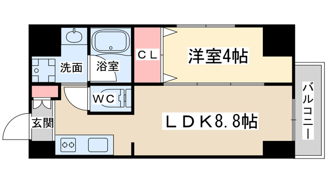 【間取り】 | ヴェルレジデンス天満