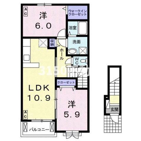コンフォート北鶉の間取り