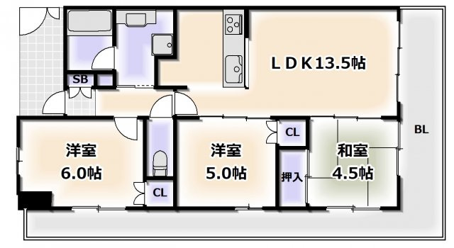 【間取り】 | 富士林プラザ１５番館