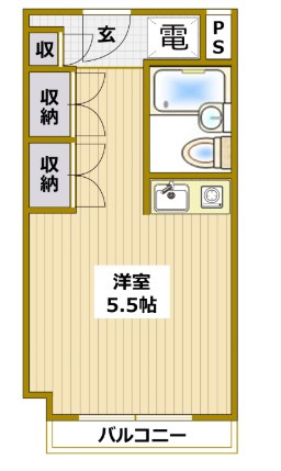 アミティ衣笠の間取り