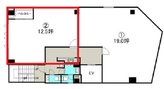 【間取り】 | 肥後橋第21松屋ビル | 肥後橋第21松屋ビル　間取り