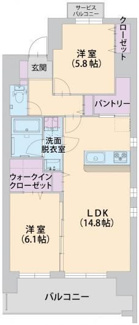 【間取り】 | ポルテボヌール | 間取りです。