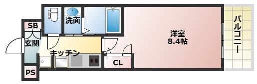 Luxe門真Ⅱの間取り