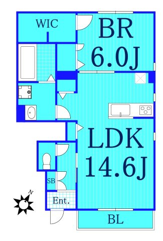 コンフォートテラスヨコハマの間取り