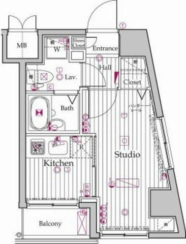 ガラ・ステージ南大塚（巣鴨駅）の間取り