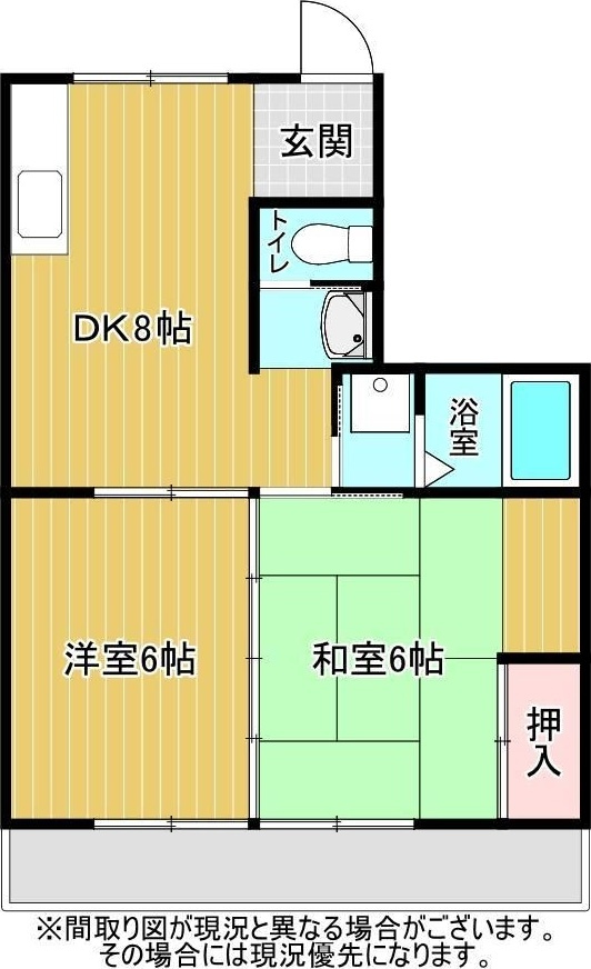 ハイツJUN B棟の間取り