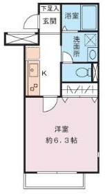 ラルジュ中野の間取り|間取りです。