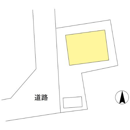 中秦泉寺 戸建の区画図