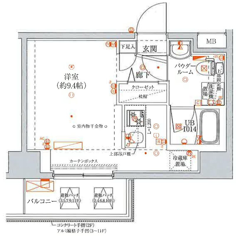 スパシエ東神奈川の間取り