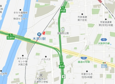 【地図】 | ワンオフィス北津守（新築）