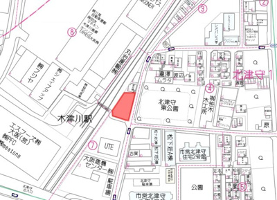 【地図】 | ワンオフィス北津守（新築）