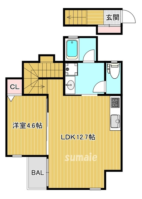 ラセットスクエアの間取り|間取りです☆
