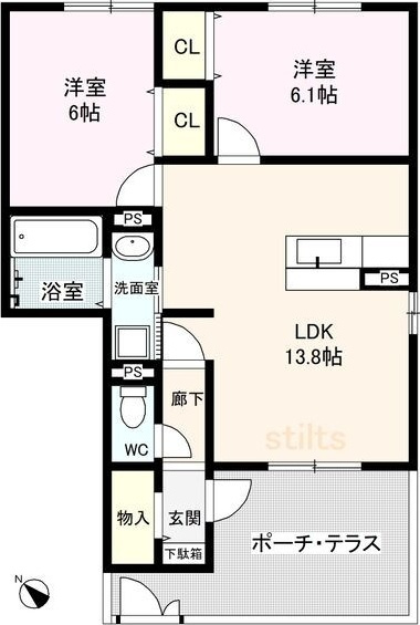 ル・シュッドの間取り