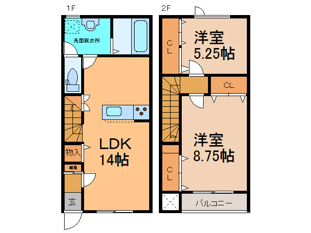 J1の間取り