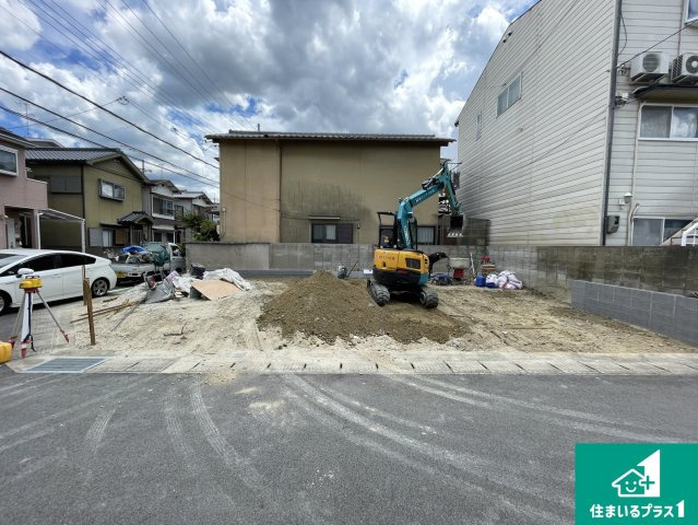 宇治市小倉町蓮池　新築一戸建ての外観|現在建築中！落ち着いた街並みで新生活を始めることが出来そう！周辺の物件も併せてご紹介させて頂きます！