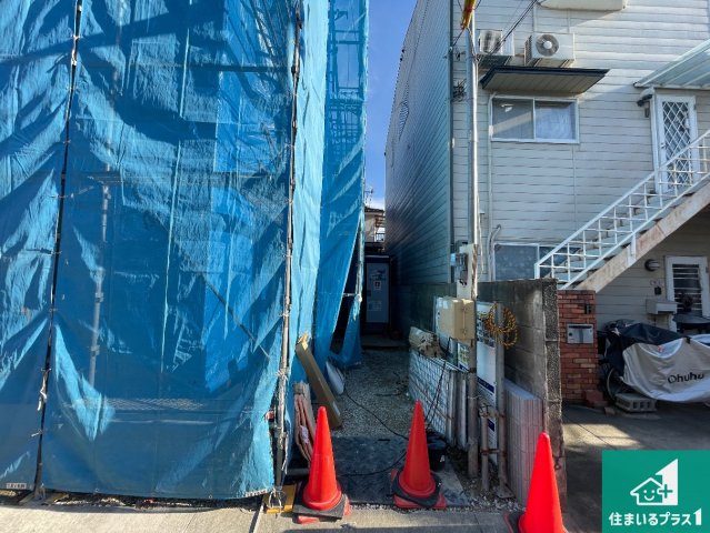 宇治市小倉町蓮池　新築一戸建ての外観|現在建築中！落ち着いた街並みで新生活を始めることが出来そう！周辺の物件も併せてご紹介させて頂きます！