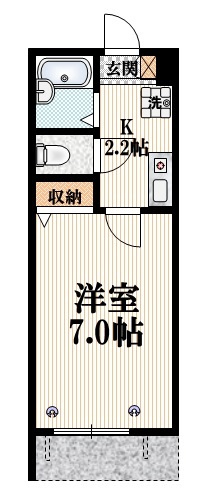 プレジール・Ｙの間取り|★ひろびろ洋室７帖★