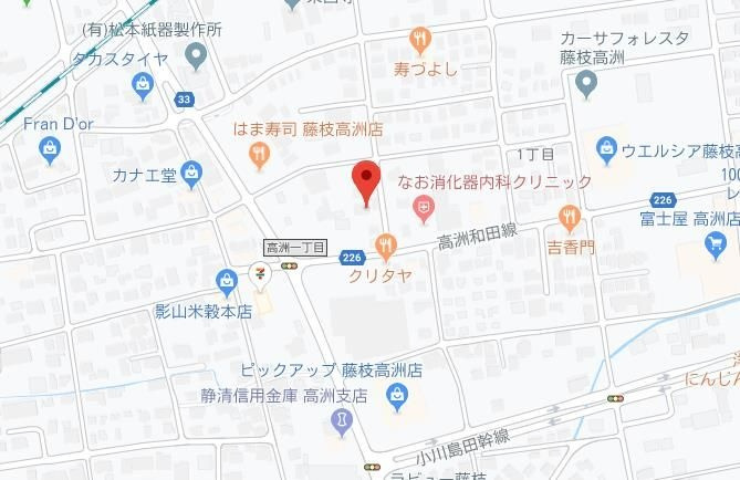 ハイツサンフォレスト　Ａの地図