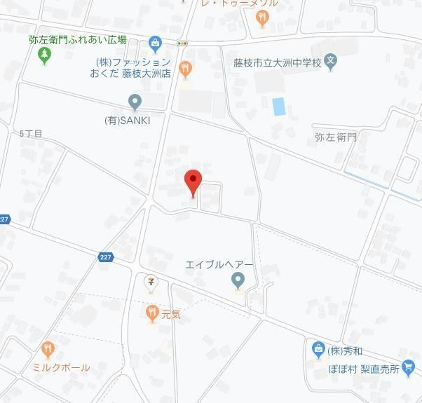 サンハイツの地図