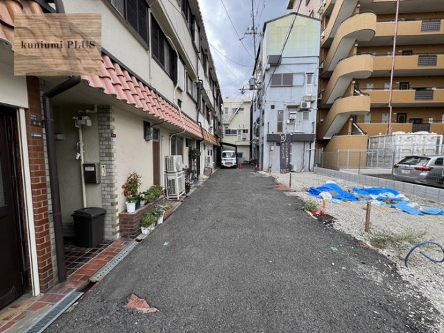 大阪市鶴見区今津北4丁目の前面道路含む現地写真