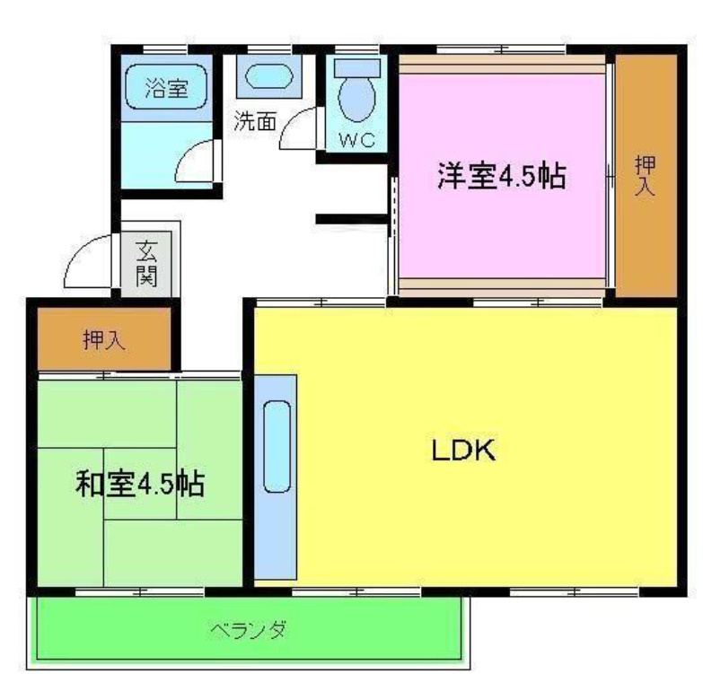 泉北桃山台第2団地36号棟の間取り
