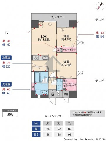 インシグニア渡辺通　春吉小学校区の間取り|インシグニア渡辺通