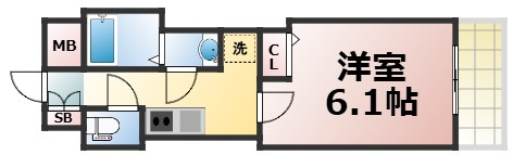 【間取り】 | グランパシフィック今里駅前　仲介手数料無料