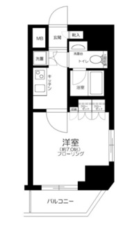 【間取り】 | パレステュディオ汐留ＷＥＳＴ | 間取りです。