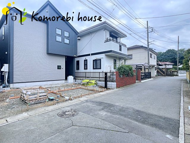 桶川市鴨川　5期　新築一戸建て　グラファーレ　01の前面道路含む現地写真|前面道路含む現地写真です