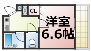 【間取り】 | エトワールヴィルーR深江橋駅前　仲介手数料無料