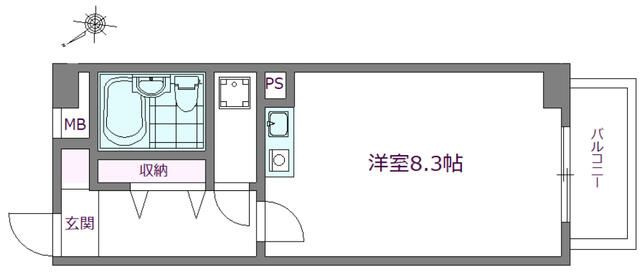 セントヒルズ神楽坂の間取り