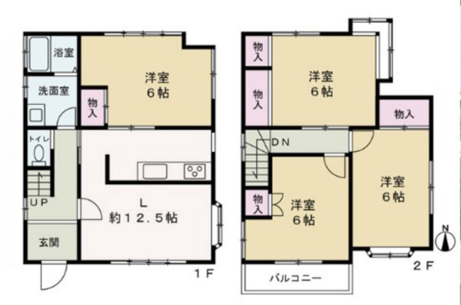 【間取り】 | 加須市西ノ谷　中古戸建