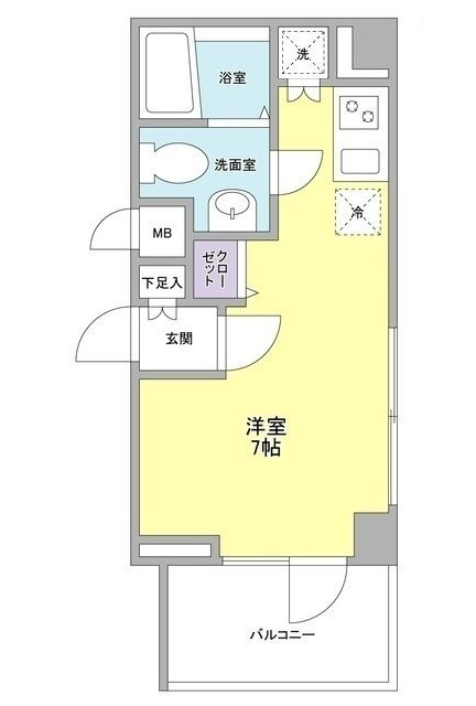 リバーレ秋葉原の間取り|間取りです。