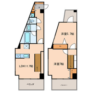 アーバンレックス西新井Ⅱの間取り|間取りです。