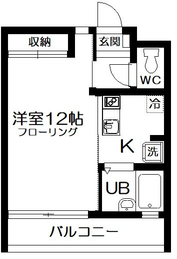 ラフィネ王子 の間取り|間取りです。