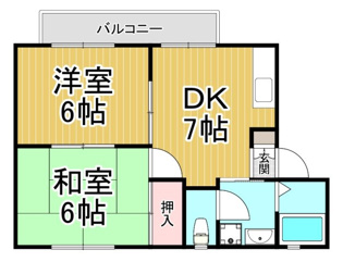 カルム上ヶ原B棟の間取り