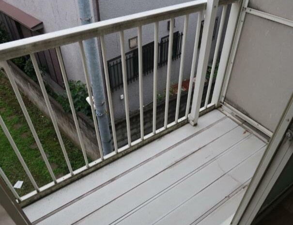 ホワイトドミールのバルコニー