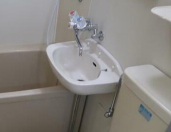 ホワイトドミールの洗面所