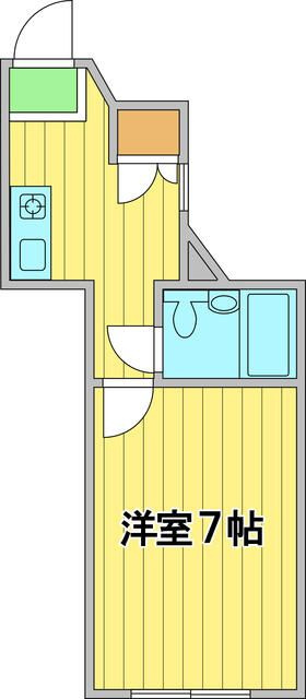 コンチネンタルハイツ医学部前の間取り