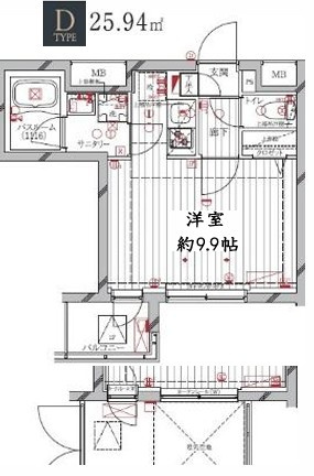 【間取り】 | レガリス洗足池