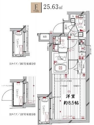 【間取り】 | レガリス洗足池
