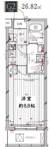 【間取り】 | レガリス洗足池