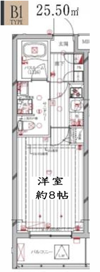 【間取り】 | レガリス洗足池