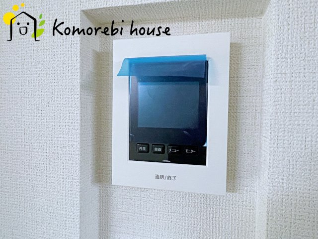 桶川市鴨川　5期　新築一戸建て　グラファーレ　02の防犯設備|モニター付インターホンです
