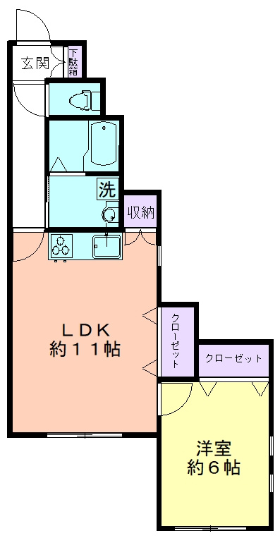 クレセリア東村山の間取り