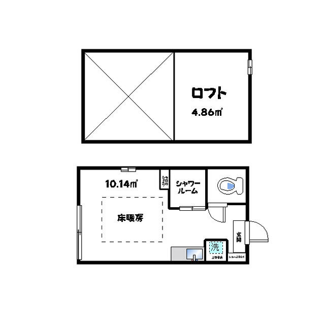Grandia東中野WESTの間取り
