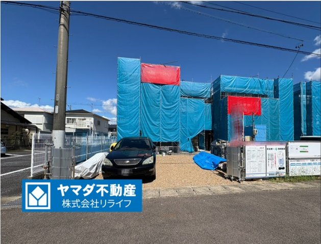 タマタウン　関市東新町3丁目（旭ヶ丘小）　全3区画分譲の外観|「現地（2026年8月18日）撮影」　
■外観写真　
■ヤマダ不動産　株式会社リライフ　