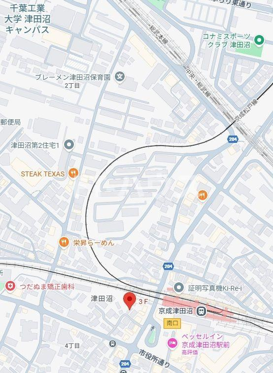 サークルセブンの地図