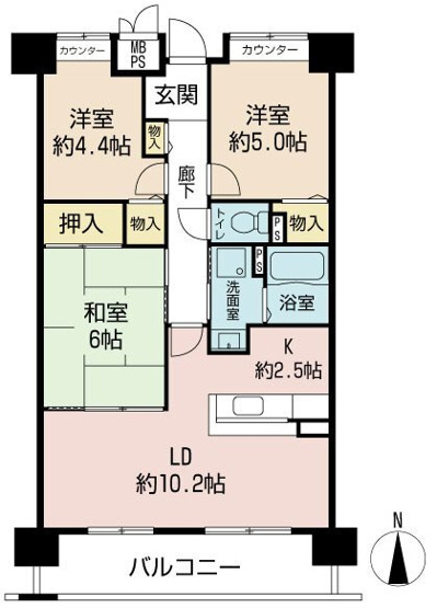 【間取り】 | アレフ長吉