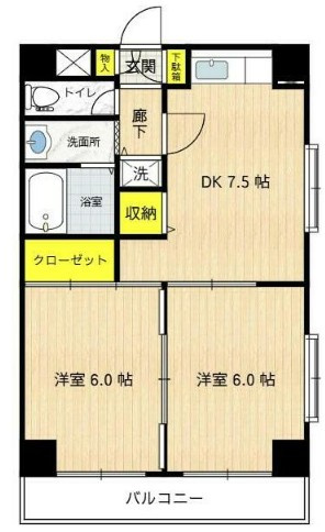 【間取り】 | パレスときわ